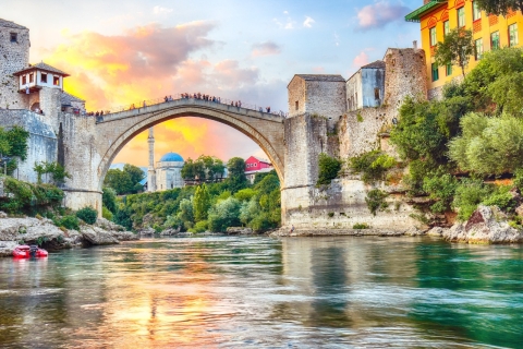 Groepstour van een hele dag: Mostar en Kravice-watervallen vanuit DubrStandaard Optie