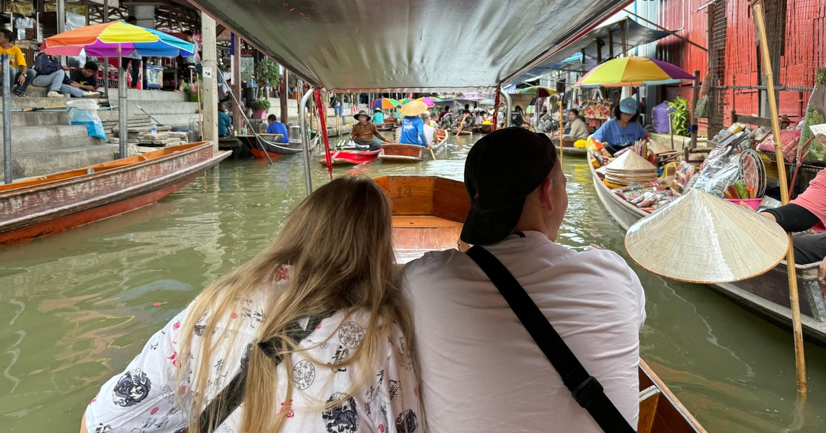 Bangkok: Damnoen Floating Market & Train Market Private Tour | GetYourGuide