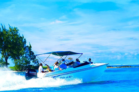 Speed boat to Ile Aux Cerfs with 2 Watersports activities