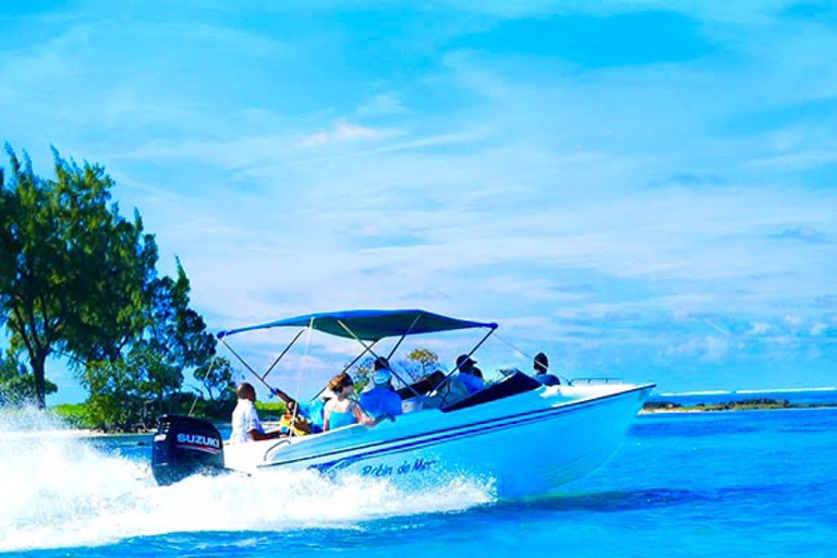 Speed boat to Ile Aux Cerfs with 2 Watersports activities