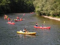 Afdaling van de Sella -rivier in een kano - Housity