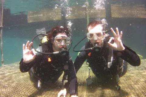 Scuba Diving Baptism in Caleta de Fuste