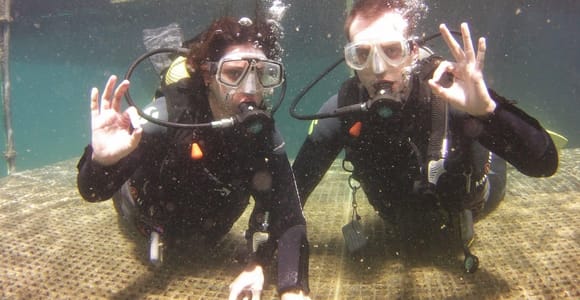 Scuba Diving Baptism in Caleta de Fuste