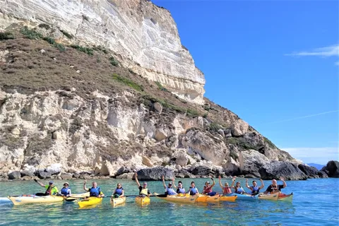 Cagliari: Escursione guidata in kayak nel Golfo di Cagliari