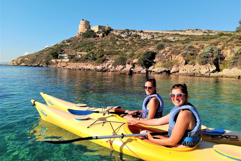 Cagliari: Guided Kayak Excursion in the Gulf of Cagliari