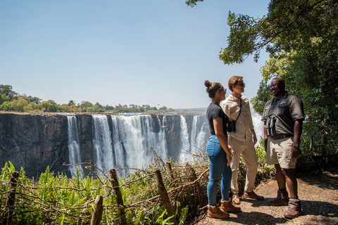 Visita guiada às Cataratas Vitória - passeio fotográfico panorâmicoVictoria Falls: passeio panorâmico guiado com embarque no hotel