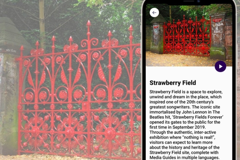 Liverpool: Beatles i Strawberry Field Cyfrowy przewodnik audio
