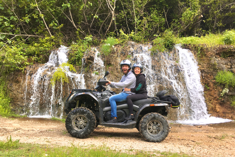 Split: Aventura en quad ATV con baño en la cascadaPaseo en tándem