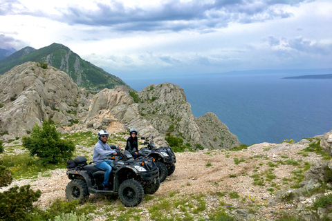 Split: Aventura en quad ATV con baño en la cascadaPaseo en tándem