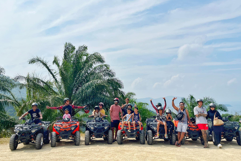 Desde Phuket: Rutas panorámicas en quad con vistas a Karon y Patong1,5 horas en coche