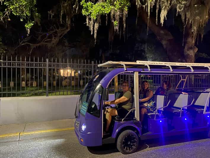 St. Augustine Hauntings and Ghosts Guided Tour by Golf Cart GetYourGuide