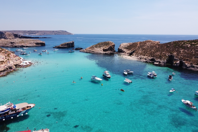 Depuis Sliema : Gozo, Comino et le Lagon BleuDepuis Sliema : Gozo, Comina et Blue Lagoon