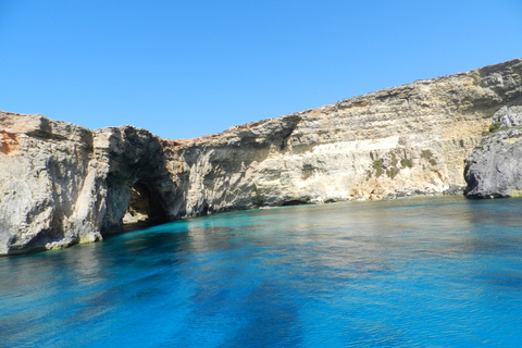 Vanuit Sliema: cruise naar Comino, Crystal Lagoon en Blue Lagoon