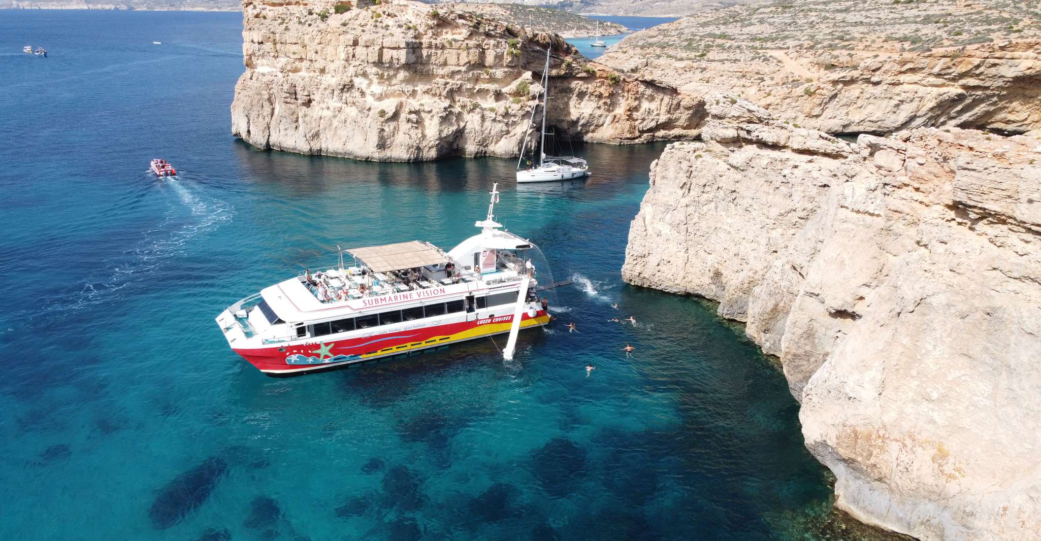 From Sliema, Comino, Crystal Lagoon, and Blue Lagoon Cruise - Housity