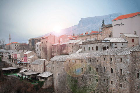 Excursion privée d'une journée : Mostar et les chutes de Kravice depuis Du