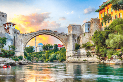 Tour privato di un&#039;intera giornata: cascate di Mostar e Kravice da Du