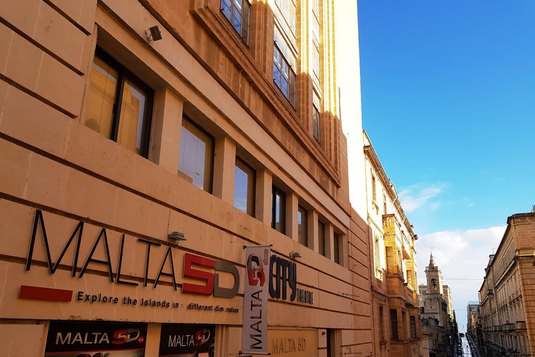 Valletta: pokaz audiowizualny 5D na Malcie