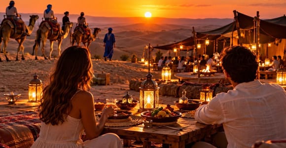 Marrakesch: Agafay-Wüste, Kamelreiten und Dinner-Show