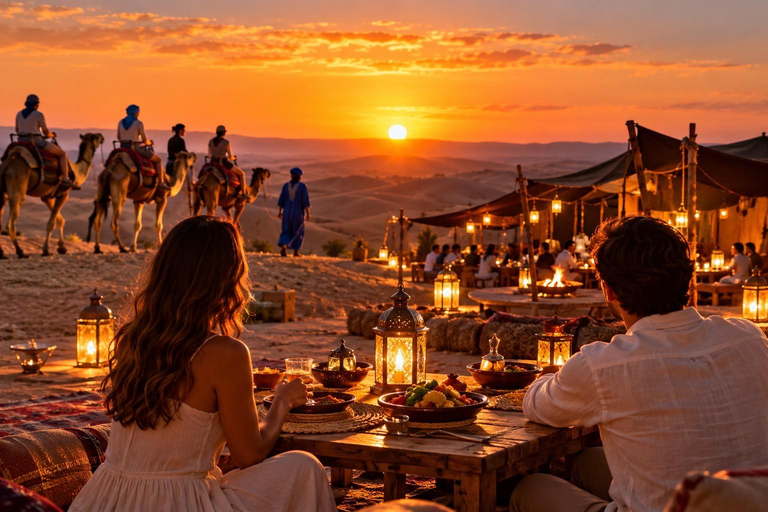 From Marrakech: Agafay Desert Quad Bike, Dinner & Live Show