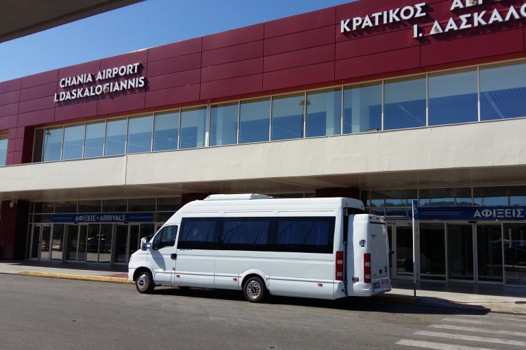 Chania Airport (CHQ) to/from Chania suburbs- Zone 2 Chania Airport (CHQ) to/from Chania suburbs-Zone 2- up to 10