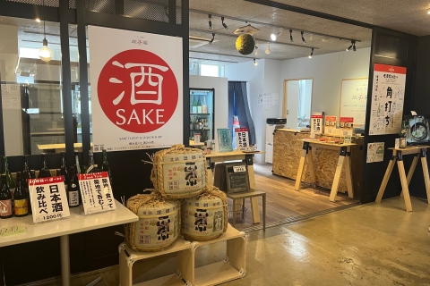 Savourez le saké japonais avec des sashimis frais à Tsukiji !Unite Sake & Delicacies : L'ultime fusion de Tsukiji !