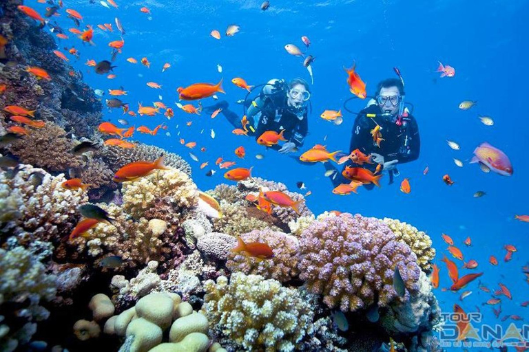 Snorkling och sightseeing på Cham Island