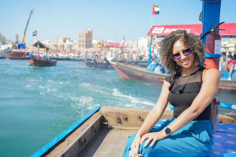 Dubaï : visite guidée à pied avec thé et bateau-taxi AbraVisite partagée avec guide anglophone