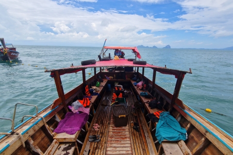 Koh Lanta: longtailboottocht over 4 eilanden met lunchbuffet4 Islands Tour per privé longtailboot