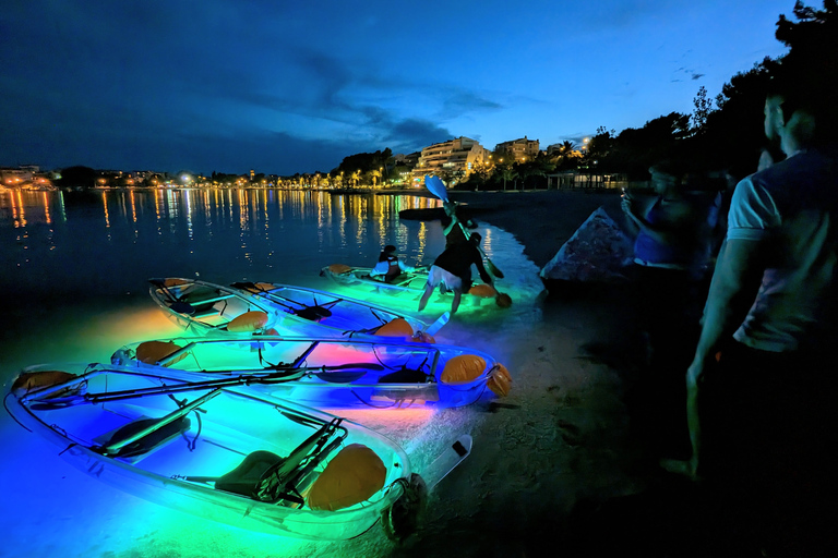 Split : Visite guidée en kayak dans la nuit illuminéeSplit : Excursion guidée en kayak dans la soirée illuminée