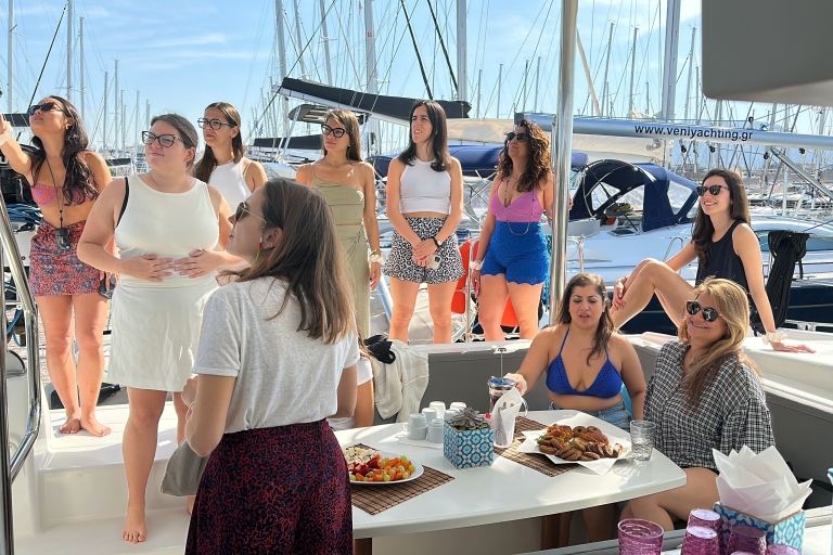 Athens: Catamaran Sailing Cruise with Meal & Wine Athens: Catamaran sailing with lunch & wine