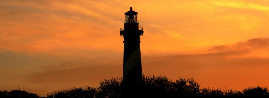 St Augustine : Excursion en voiturette de golf au coucher du soleil