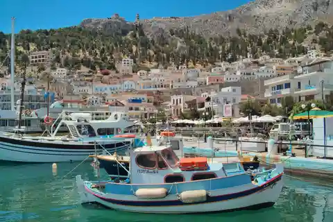 From Kos: Kalymnos Self-Guided Day Trip with Hotel Transfer