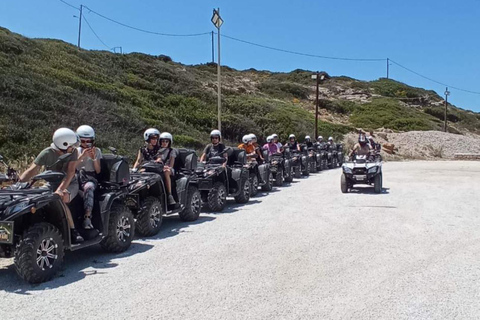 Malia: Passeio de Quadriciclo Off-Road com Almoço e TrasladosQuadra compartilhada