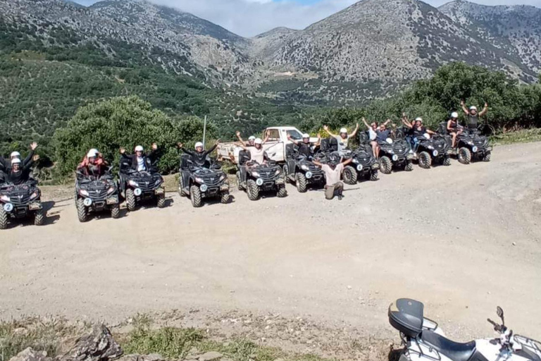 Malia: Tour Quad Safari Off-Road con pranzo e trasferimentiQuadrilatero condiviso