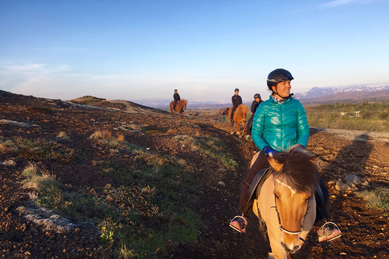 Small group Midnight sun Riding tour from Reykjavik Standard Option