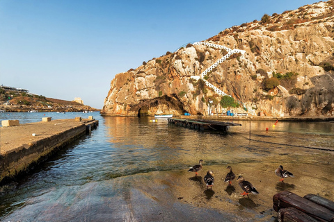 From Sliema: Gozo, Comino & The Blue Lagoon Boat & Bus Tour