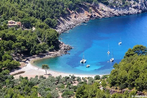 Puerto de Sóller : Excursion en bateau aller-retour à Cala Tuent