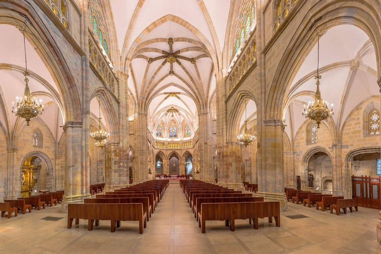 Bilbao: Entrada Catedral de Bilbao e Iglesia de San Antón