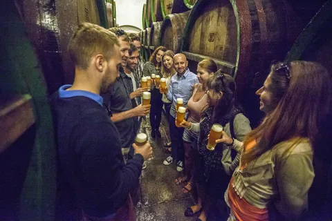 Visita a la fábrica de cerveza Pilsner con degustación de cerveza y la ciudad checa de Pilsen