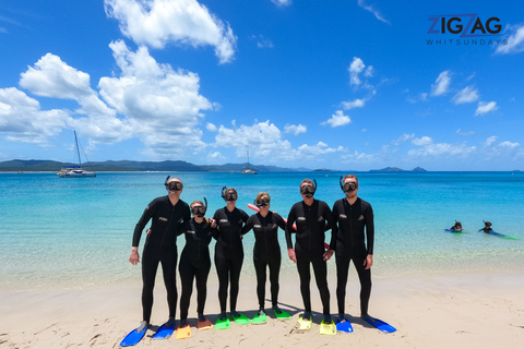 Airlie Beach : Plages de Whitehaven et Chalkies avec plongée en apnée