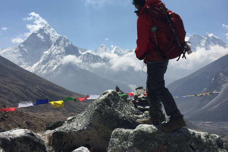 Caminhada no acampamento base do Everest