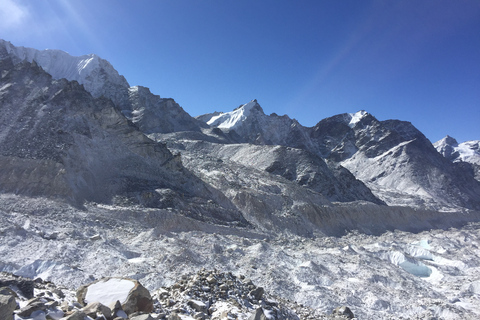 Caminhada no acampamento base do Everest