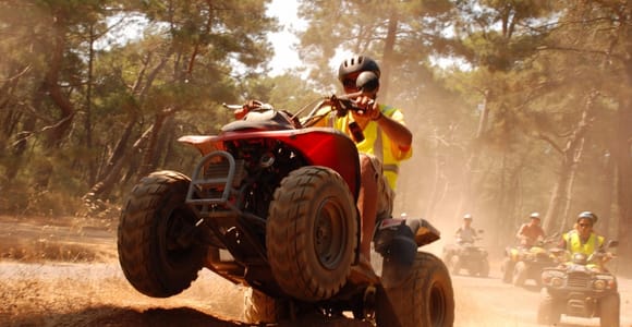 Fethiye: Guided Quad Mountain Safari with Pickup