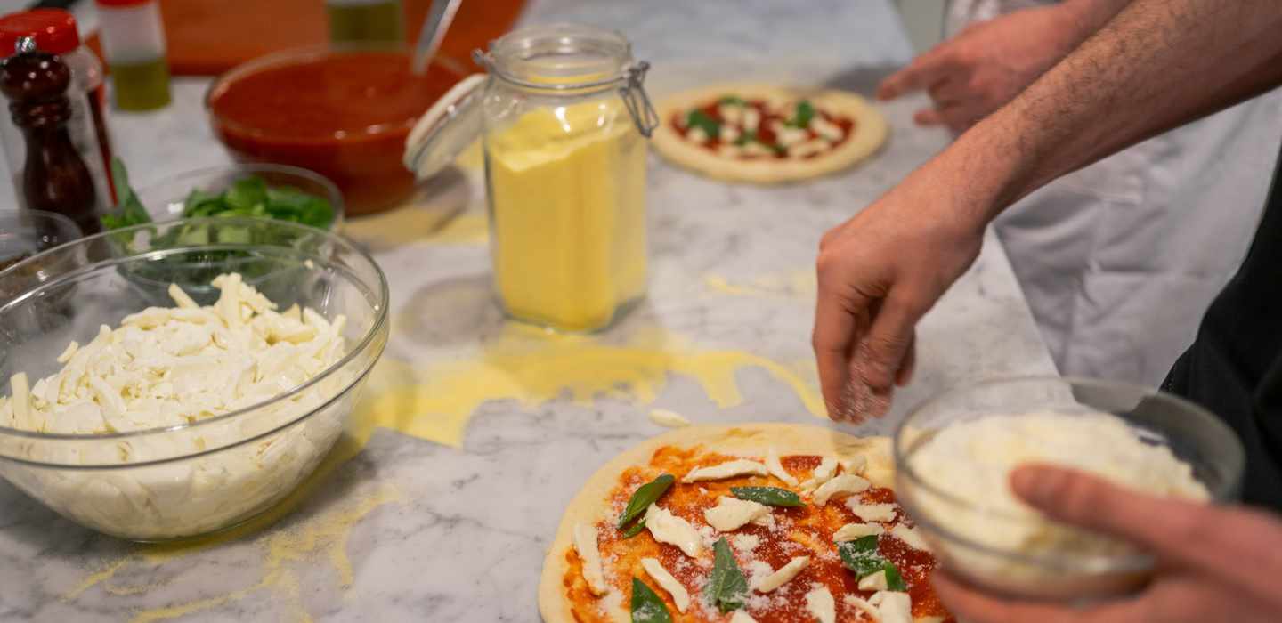 Mailand: Pizza- und Gelatine-Backkurs mit Abendessen und Wein