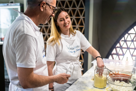 Milão: Aula de preparação de pizzas e gelatos com jantar e vinho