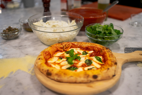 Milano: Pizza- och gelatotillverkningskurs med middag och vin