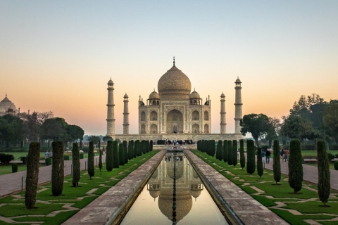 Excursion d'une journée à Agra avec lever et coucher de soleil sur le Taj Mahal
