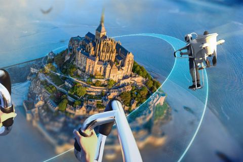 Paris : France Flyover Virtual Reality Smartphone App & Audio
