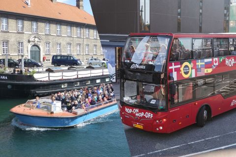 Copenhagen: Hop-on Hop-off Bus and Boat Tour
