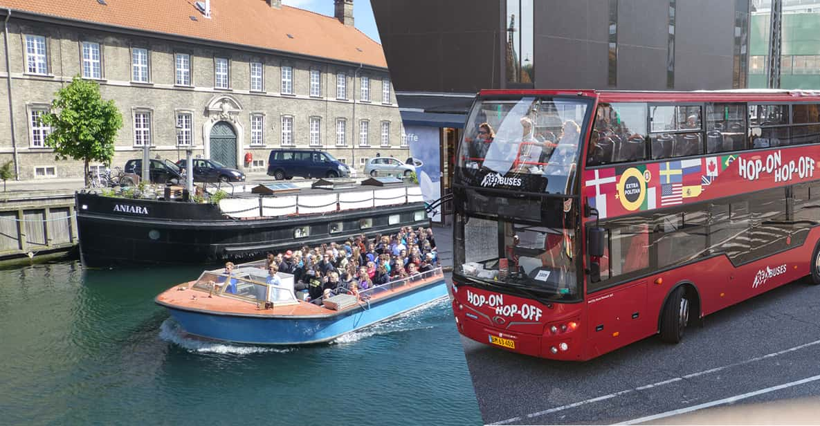 Copenhagen: Hop-On Hop-Off Bus Tour With Boat Tour Option | GetYourGuide